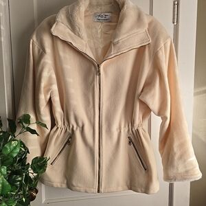 VTG Andrea Marin New York Womens Ivory Winter Jacket Size 8